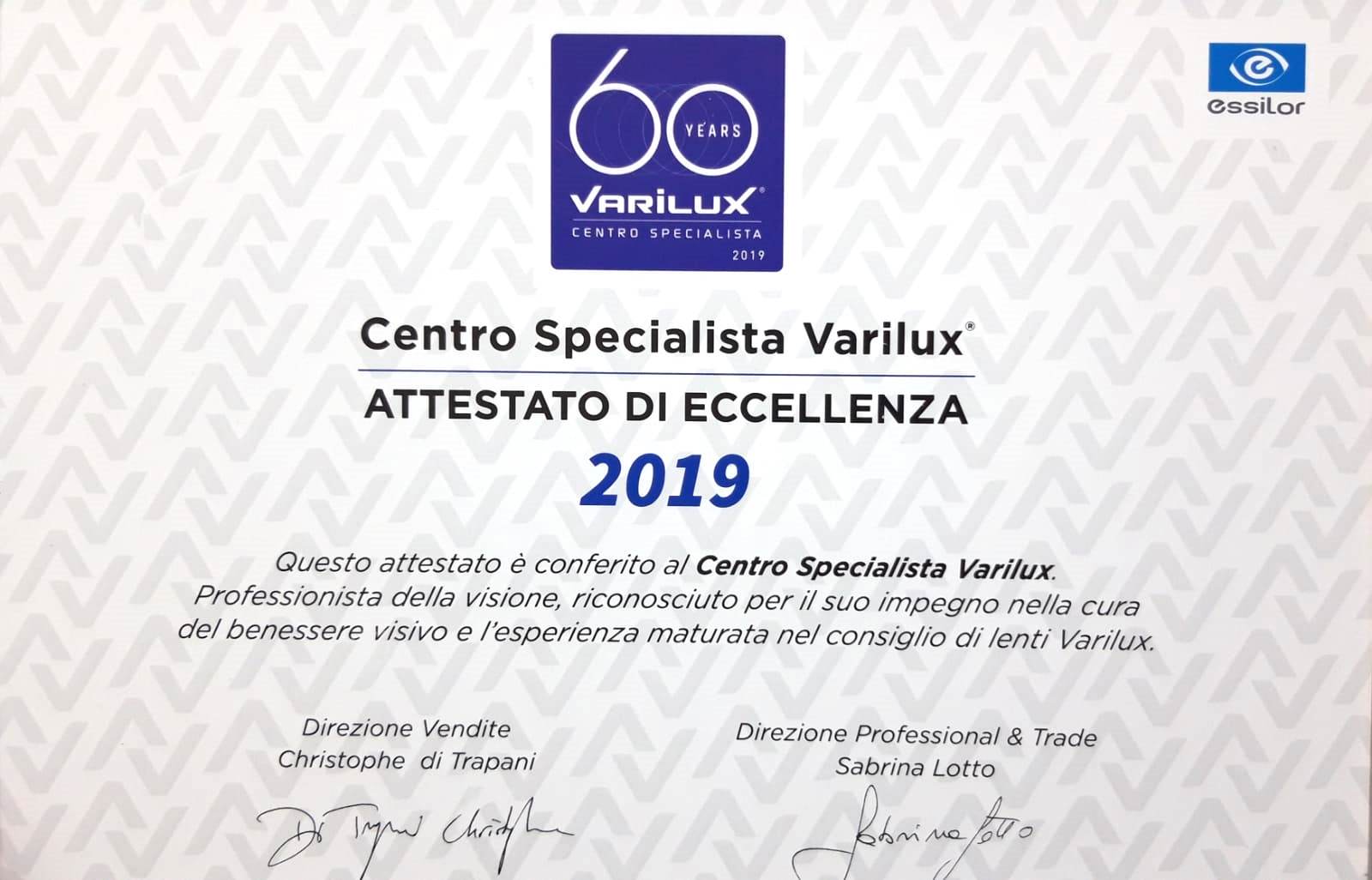 Centro ottico Specializzato lenti progressive Varilux 2019